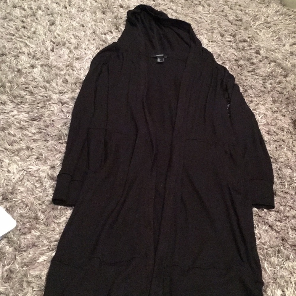 GOOD CONDITION. Black cardigan